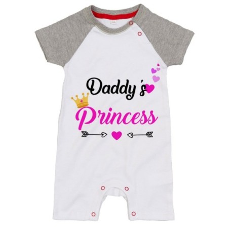 Pagliaccetto neonato daddy's prince princess