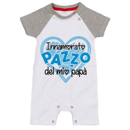 Pagliaccetto neonato innamorato pazzo del mio papà