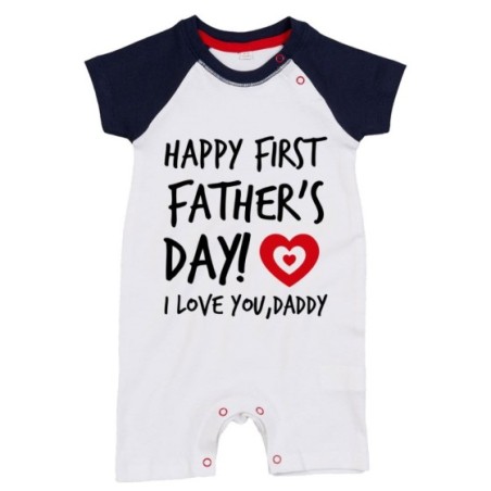 Pagliaccetto neonato happy first father's day i love you...