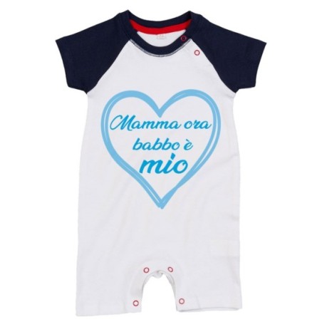 Pagliaccetto neonato mamma ora babbo è mio Per il papà