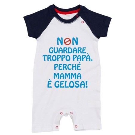 Pagliaccetto neonato non guardare troppo papà perchè...