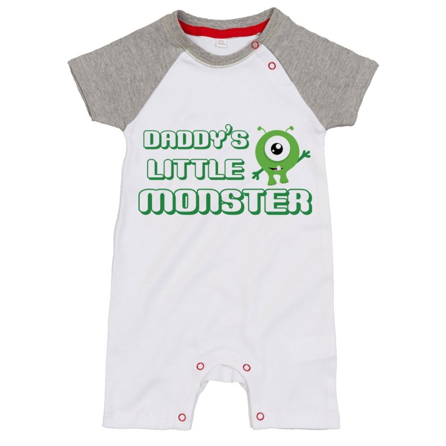 Pagliaccetto neonato daddy's little monster Per il papà
