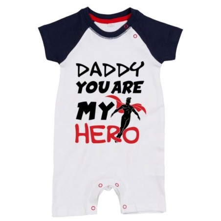 Pagliaccetto neonato daddy you are my hero