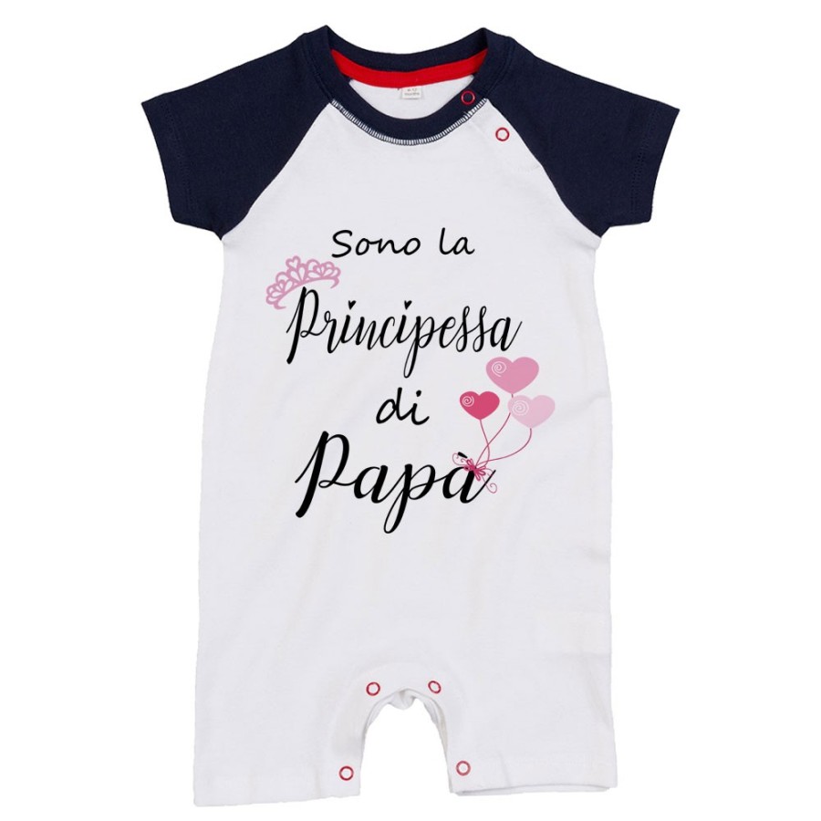 Pagliaccetto neonata sono la principessa di papà Per il papà