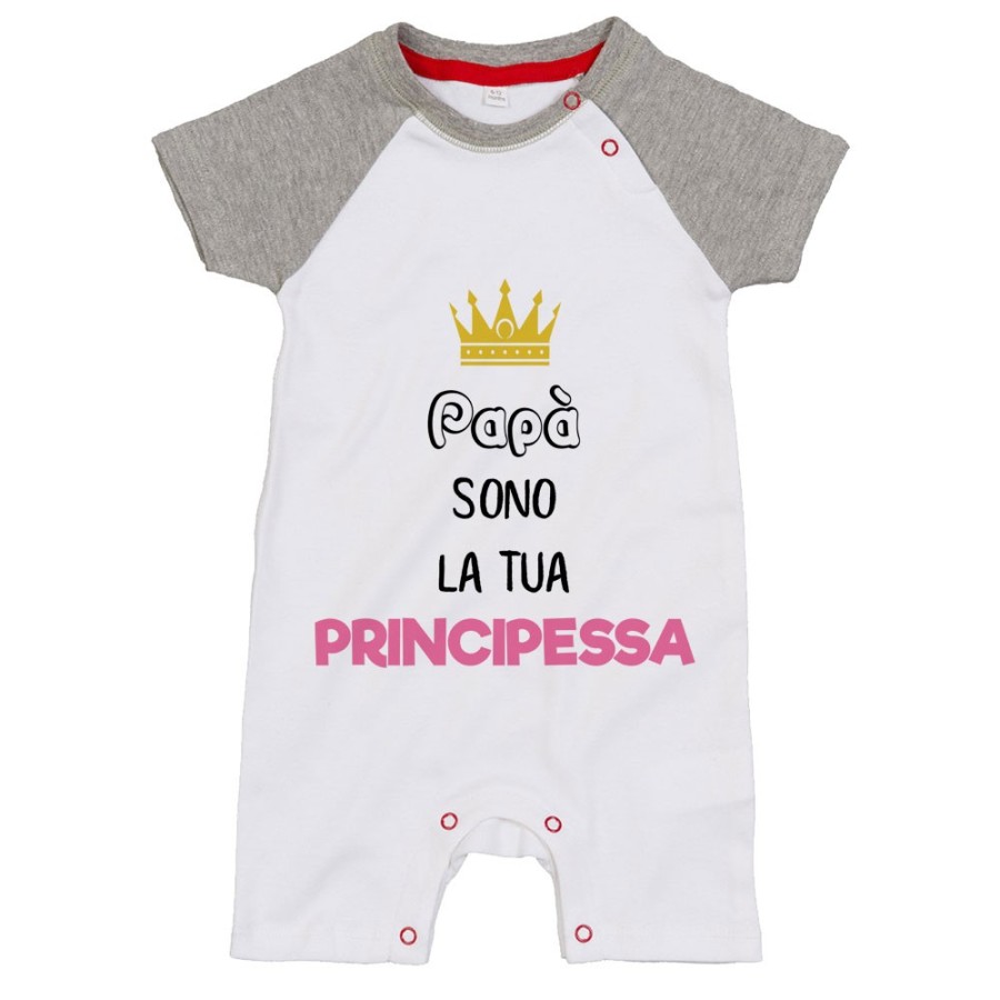 Pagliaccetto neonata papà sono la tua principessa Per il papà