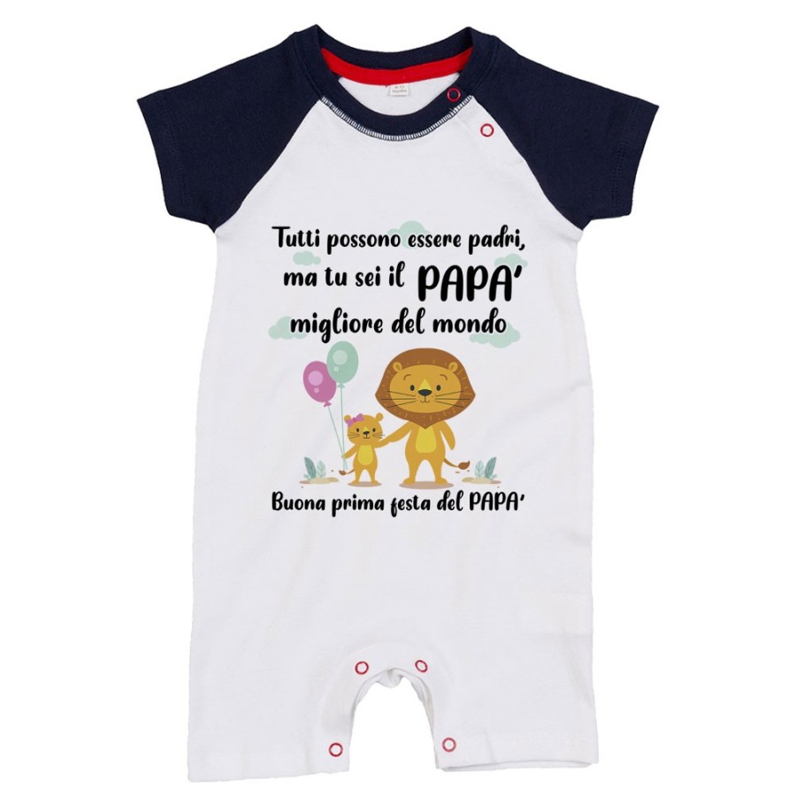 Pagliaccetto neonato tutti possono essere padri ma tu sei il migliore al mondo Per il papà
