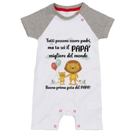 Pagliaccetto neonato tutti possono essere padri ma tu sei il migliore al mondo Per il papà