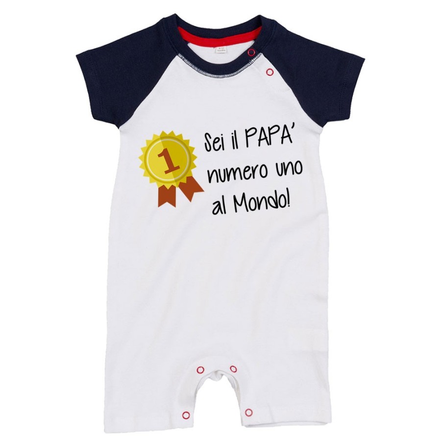 Pagliaccetto neonato sei il papà numero uno al mondo Per il papà