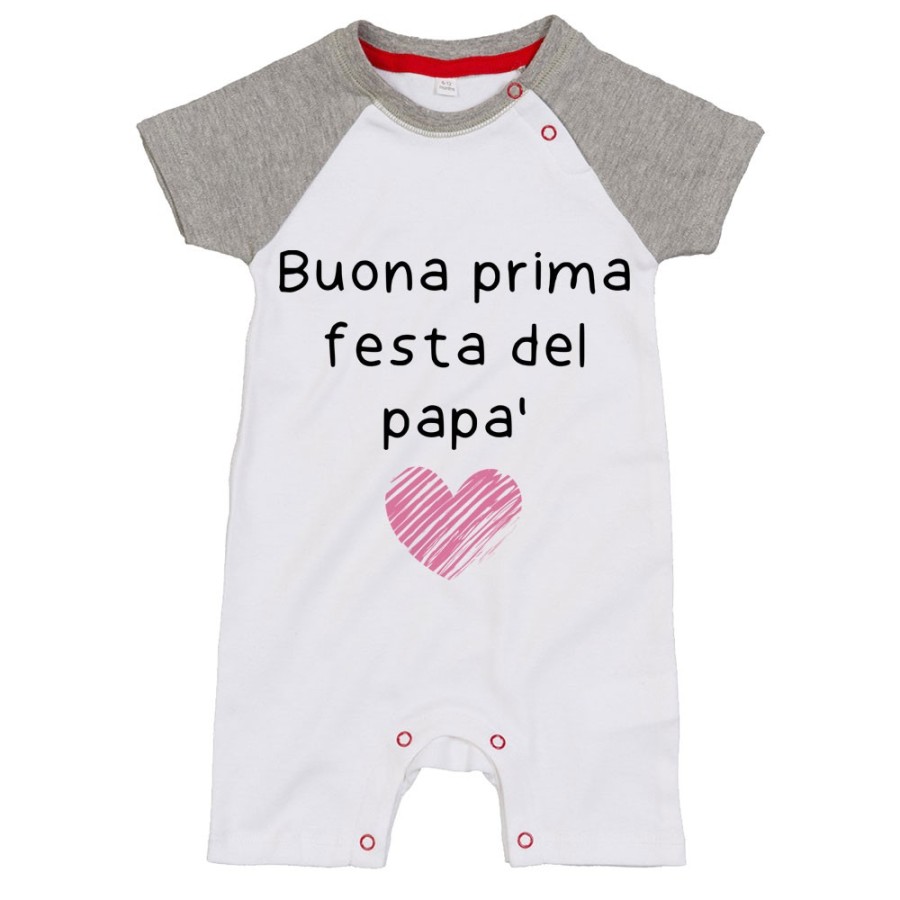 Pagliaccetto neonato buona prima festa del papà Per il papà