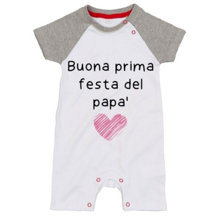 Pagliaccetto neonato buona prima festa del papà Per il papà