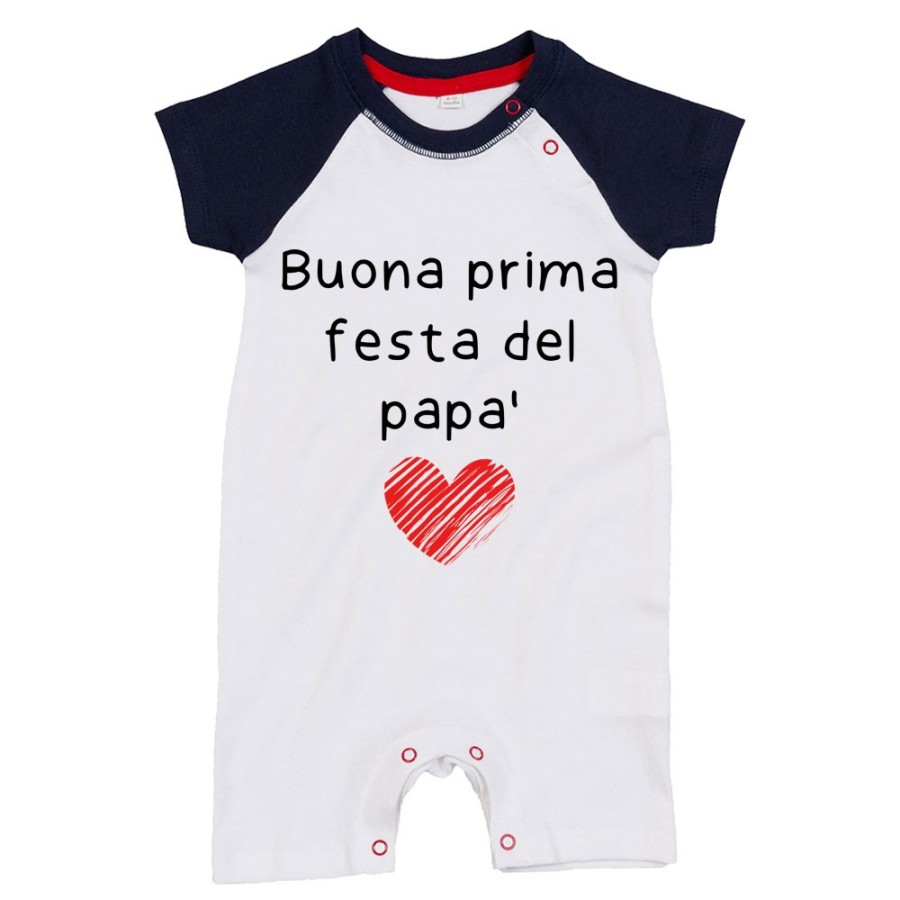 Pagliaccetto neonato buona prima festa del papà Per il papà