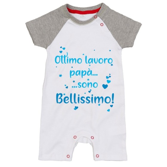 Pagliaccetto neonato ottimo lavoro papà sono bellissimo Per il papà