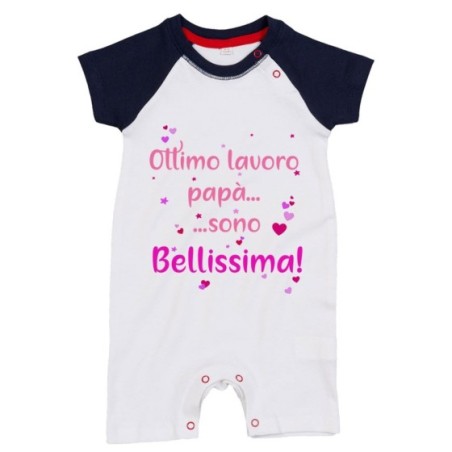 Pagliaccetto neonato ottimo lavoro papà sono bellissimo Per il papà
