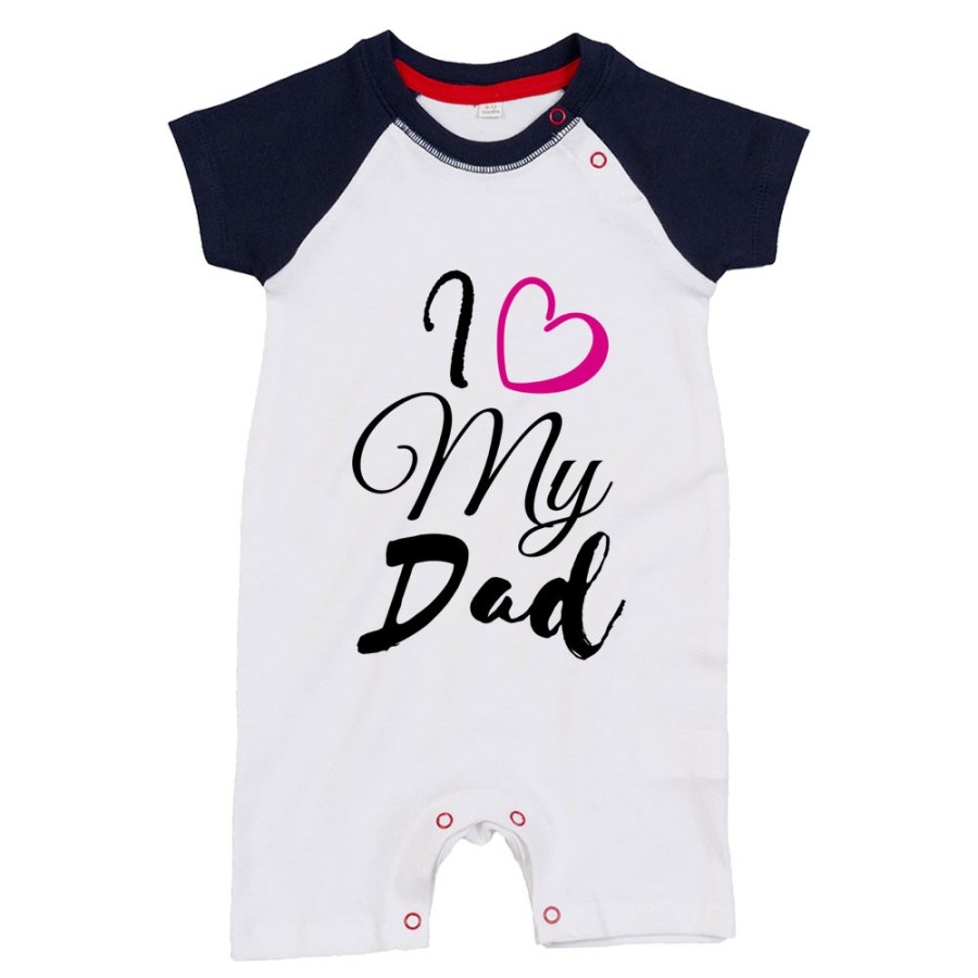 Pagliaccetto neonato i love my dad Per il papà