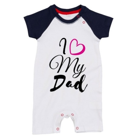 Pagliaccetto neonato i love my dad Per il papà