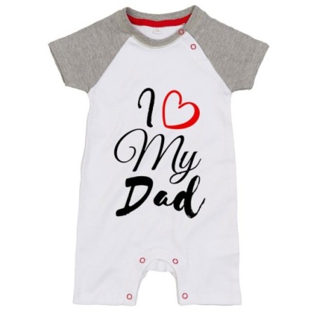 Pagliaccetto neonato i love my dad Per il papà