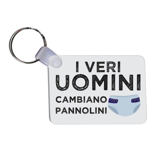 Portachiavi i veri uomini cambiano i pannolini Per il papà