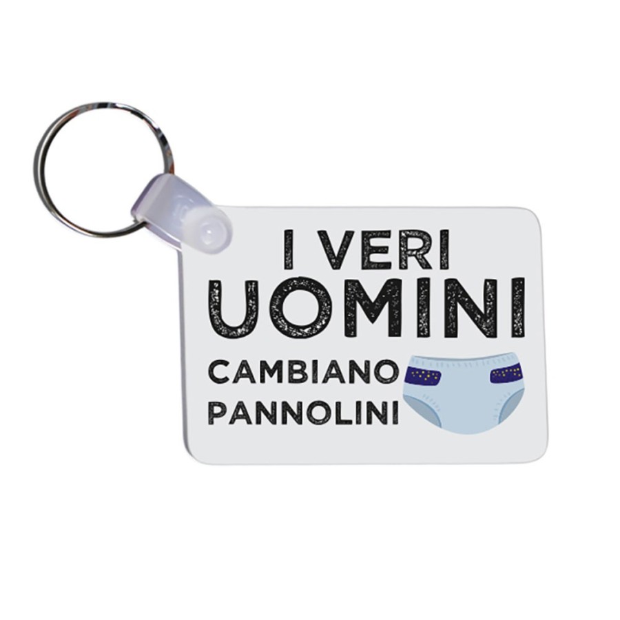 Portachiavi i veri uomini cambiano i pannolini Per il papà