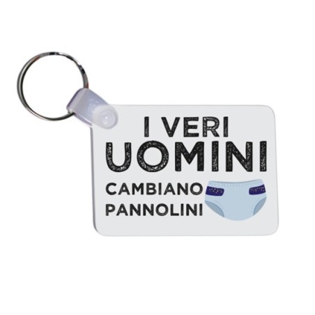 Portachiavi i veri uomini cambiano i pannolini Per il papà