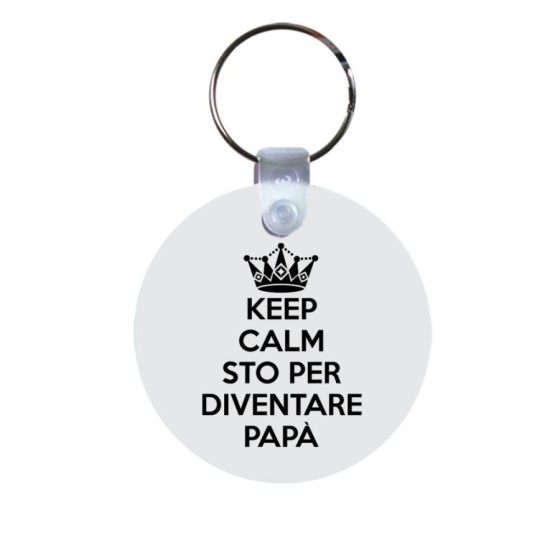Portachiavi keep calm sto per diventare papà Per il papà