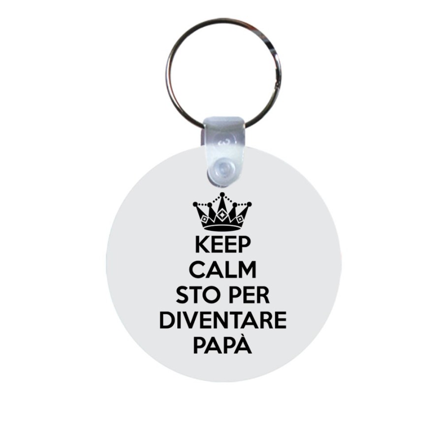 Portachiavi keep calm sto per diventare papà Per il papà
