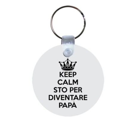 Portachiavi keep calm sto per diventare papà Per il papà