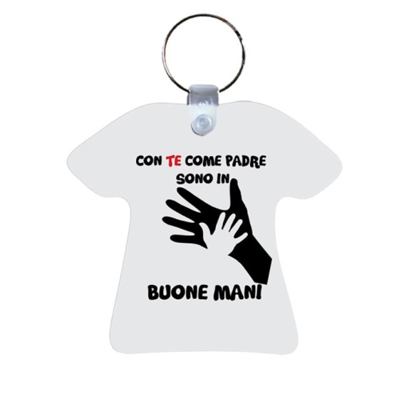 Portachiavi con te come padre sono in buone mani Per il papà