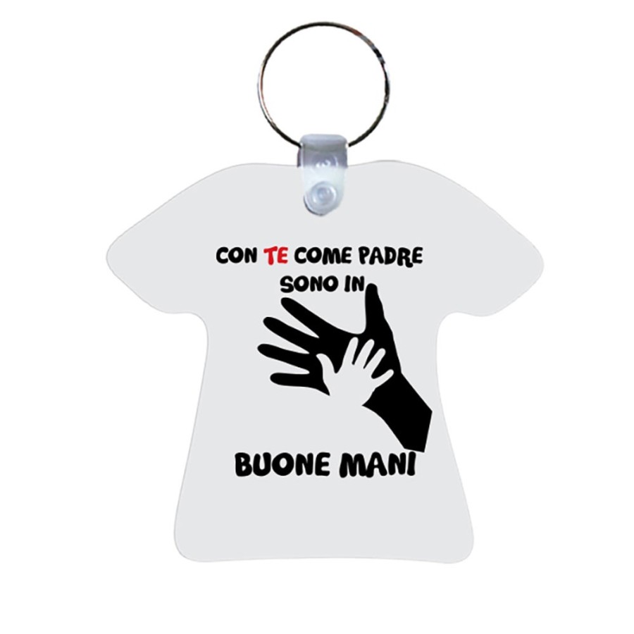Portachiavi con te come padre sono in buone mani Per il papà