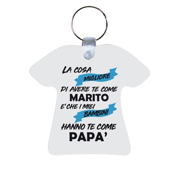Portachiavi la cosa migliore di avere te come marito è che i miei bambini hanno te come papà Per il papà