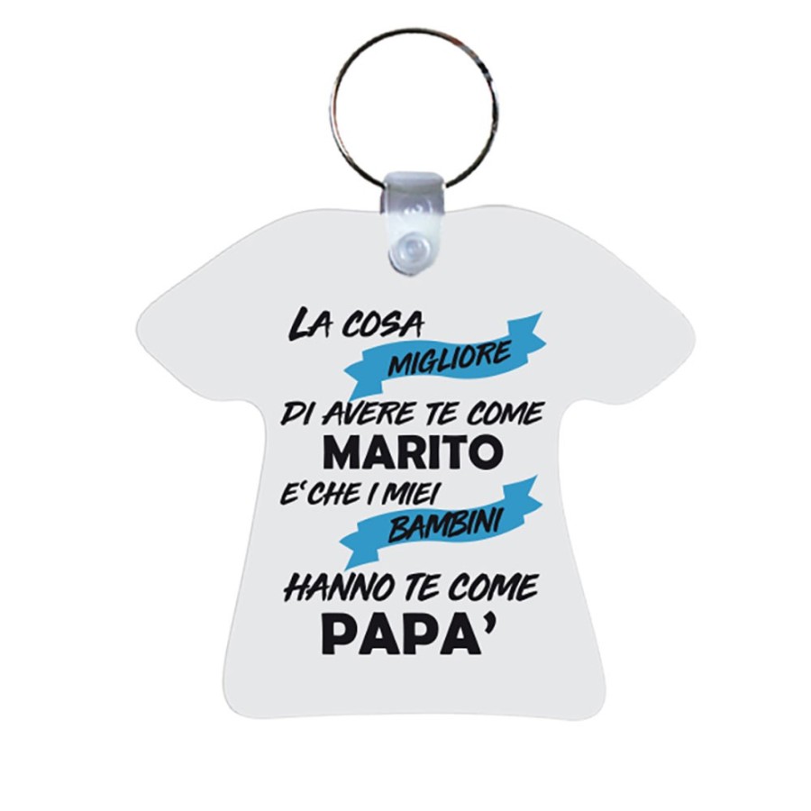 Portachiavi la cosa migliore di avere te come marito è che i miei bambini hanno te come papà Per il papà
