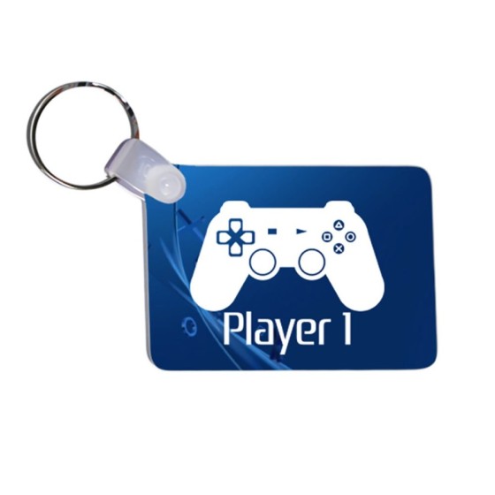 Portachiavi player one playstation Per il papà