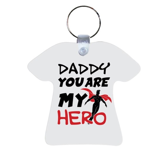 Portachiavi daddy you are my hero Per il papà