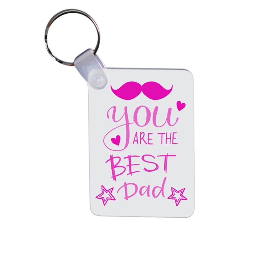 Portachiavi you are the best dad mustache Per il papà