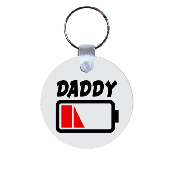 Portachiavi daddy low battery Per il papà