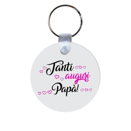 Portachiavi tanti auguri papà Per il papà