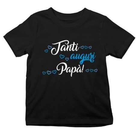 T-shirt bambino tanti auguri papà