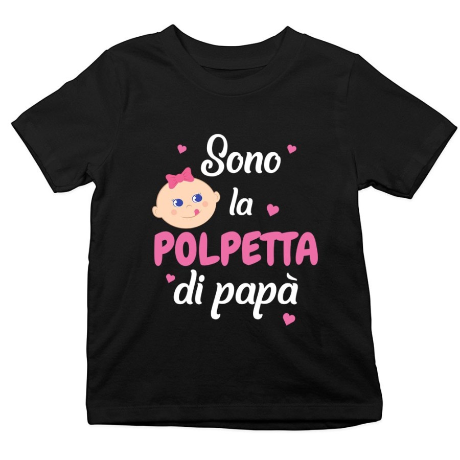 T-shirt bambino sono la polpetta di papà Per il papà