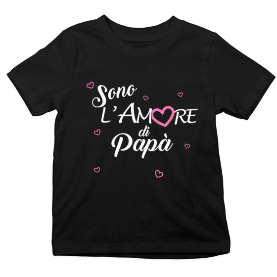 T-shirt bambino sono l'amore di papà Per il papà
