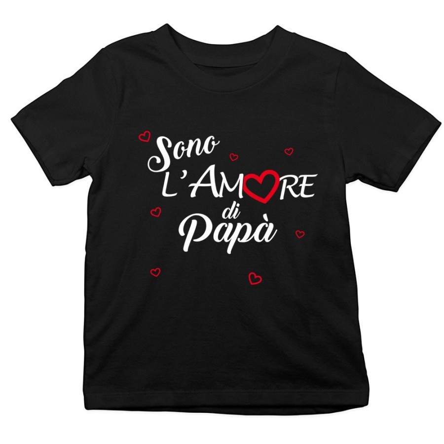 T-shirt bambino sono l'amore di papà Per il papà