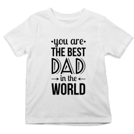 T-shirt bambino you are the best dad in the world