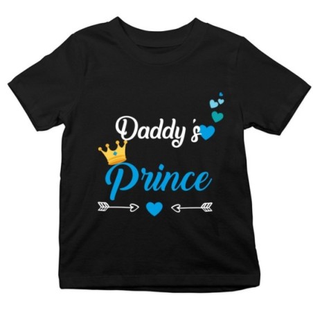 T-shirt bambino daddy's prince princess Per il papà