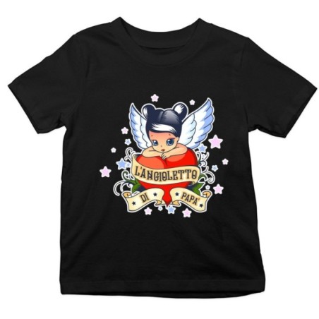 T-shirt bambina l'angioletto di papà Per il papà
