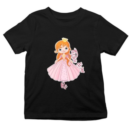 T-shirt bambina figlia di un re royal Per il papà