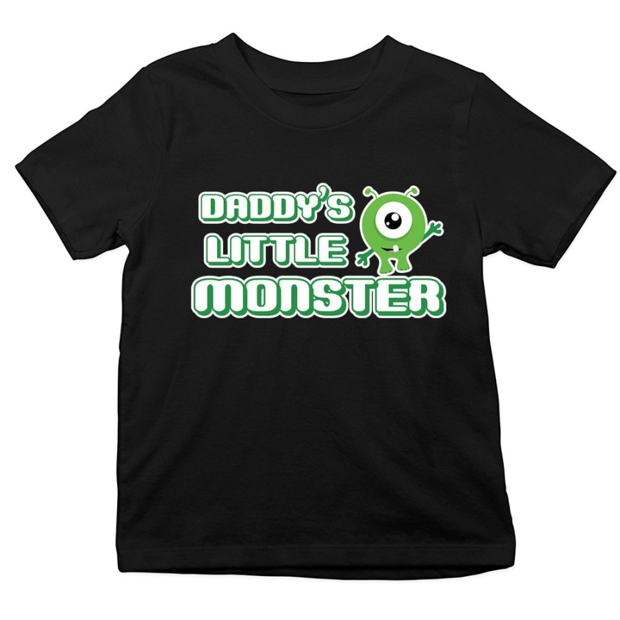 T-shirt bambino daddy's little monster Per il papà