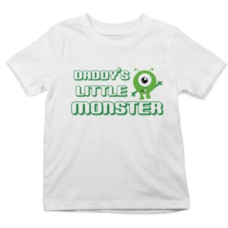 T-shirt bambino daddy's little monster Per il papà