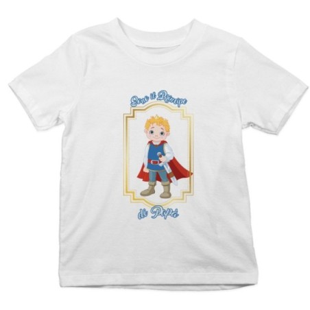 T-shirt bambino sono il principe di papà Per il papà