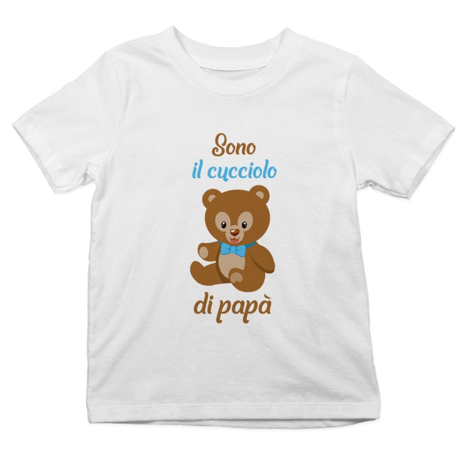 T-shirt bambino sono il cucciolo di papà Per il papà