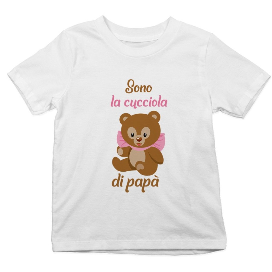 T-shirt bambino sono il cucciolo di papà Per il papà