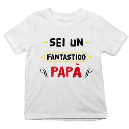 T-shirt bambino sei un fantastico papà