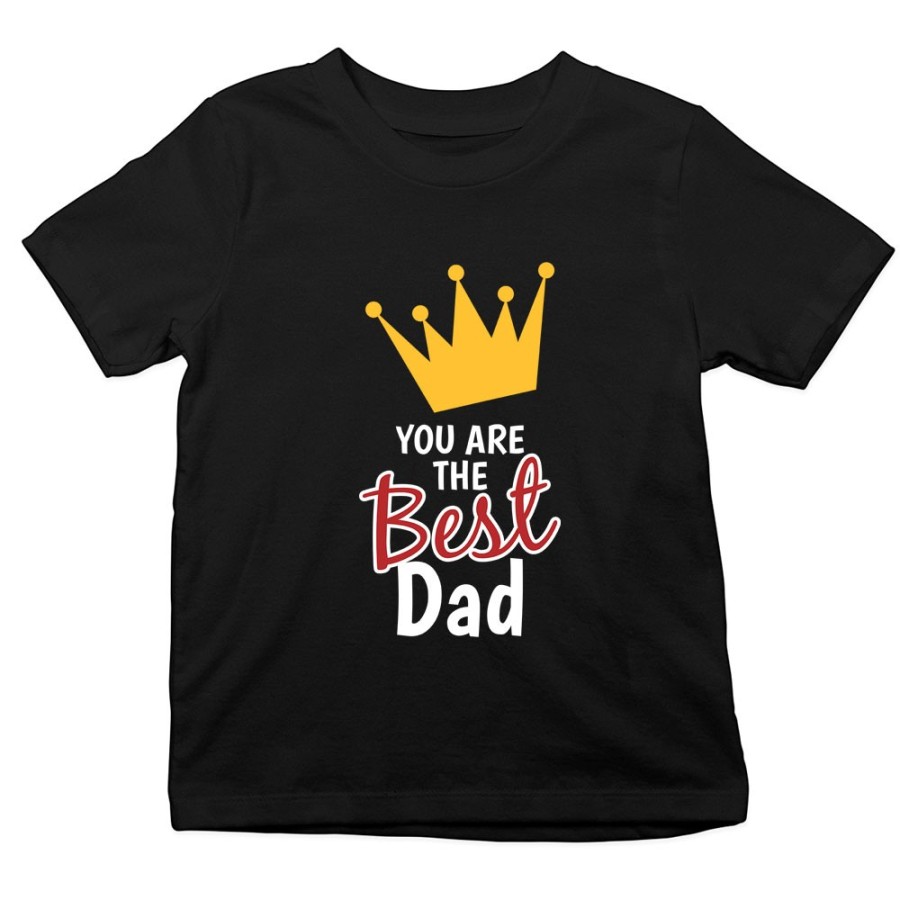 T-shirt bambino you are the best dad Per il papà